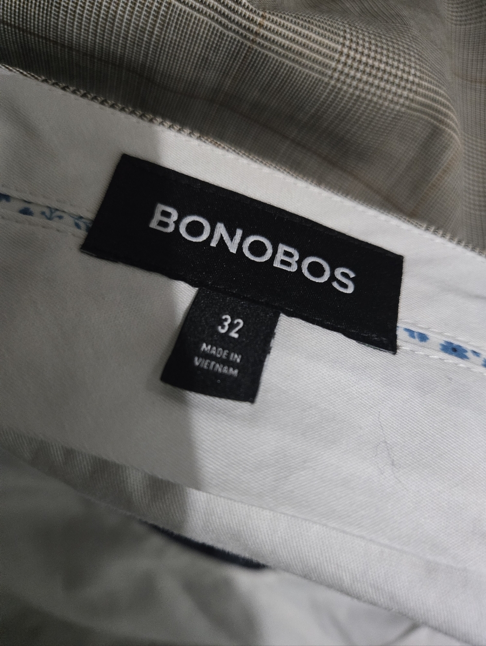 Bonobos Jetsetter Tan Glen Plaid Suit Italian Wool Blend Jacket 40S Pants 32x28 - Picture 14 of 16